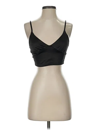 Pre-owned Sky And Sparrow Sleeveless Top Black Sweetheart Neckline Tops