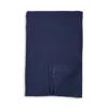 Sky Basketweave Cotton Blanket, Twin - Exclusive In Navy