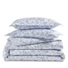 Sky Blue Meadow Sateen Duvet Cover Set, King - Exclusive In Blue