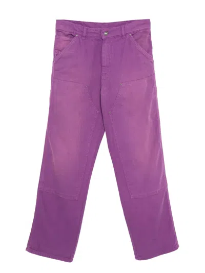 Sky High Farm Angry Straight-leg Jeans In Purple
