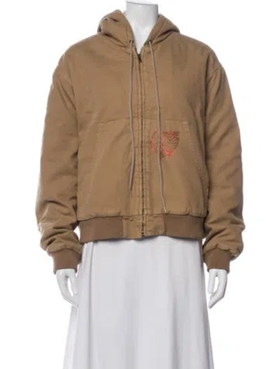 Pre-owned Sky High Farm Bomber Jacket In Neutral