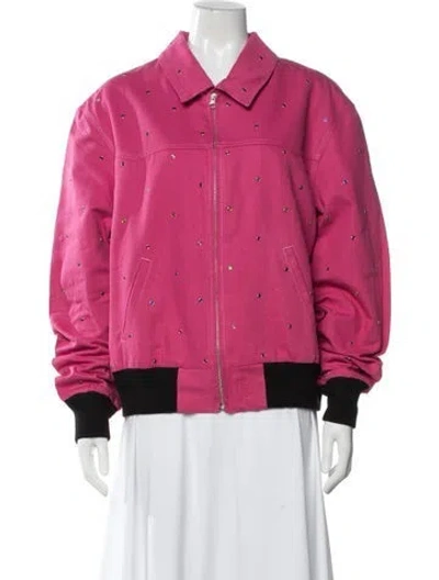 Pre-owned Sky High Farm Bomber Jacket W/ Tags In Pink
