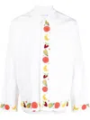 Sky High Farm Boticelli Fruit-embroidered Shirt