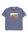 Sky High Farm Cotton T-shirt In Blue