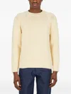 Sky High Farm Crew-neck Embroidered Sweater In Neutral