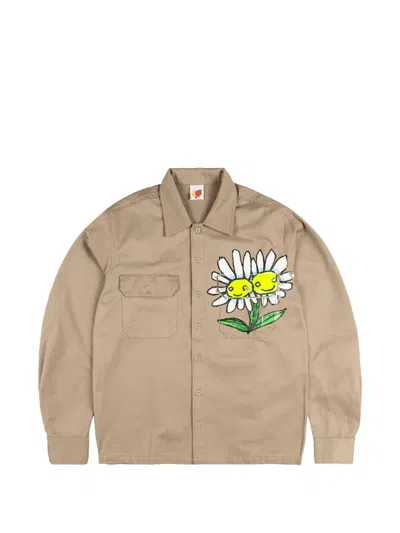 Sky High Farm Daisy-print Shirt In Multi