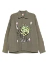 Sky High Farm Embroidered-print Shirt In Gray