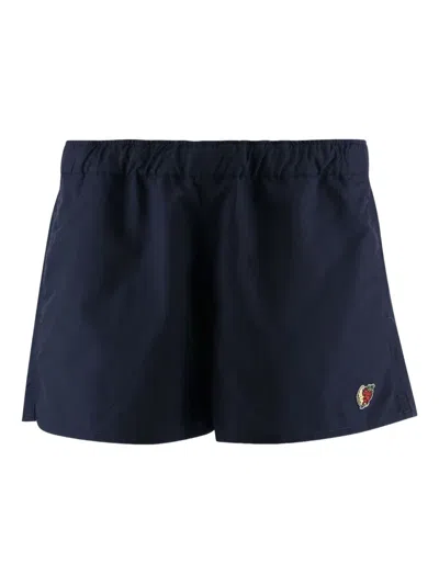 Sky High Farm Embroidered Swim Shorts In Blue