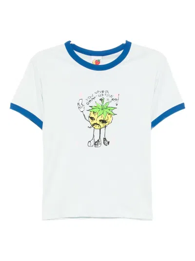 Sky High Farm Eri-print T-shirt In White