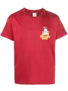 Sky High Farm Flatbush-printed Cotton T-shirt In Red