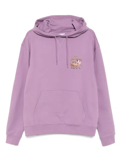 Sky High Farm Graphic-print Hoodie In Purple