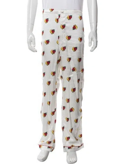 Pre-owned Sky High Farm Graphic Print Pajama Bottoms W/ Tags In Multicolor
