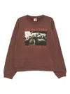 Sky High Farm Graphic-print Sweater In Brown