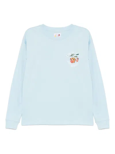 Sky High Farm Graphic-print T-shirt In Blue