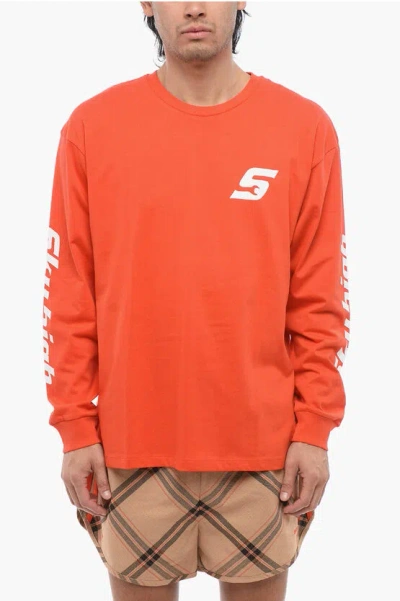 Sky High Farm Long Sleeved Organic Cotton Crewneck T-shirt