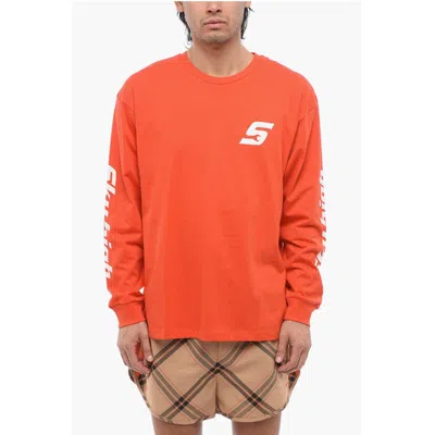 Sky High Farm Long Sleeved Organic Cotton Crewneck T-shirt