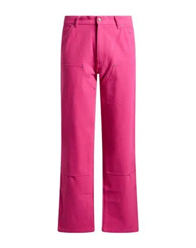 Sky High Farm Man Pants Fuchsia Size S Cotton In Pink