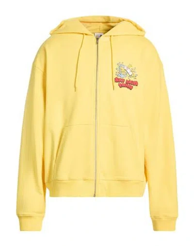 Sky High Farm Man Sweatshirt Marigold Size S Organic Cotton In Yellow