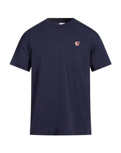 Sky High Farm Man T-shirt Navy Size S Organic Cotton, Recycled Cotton In Blue