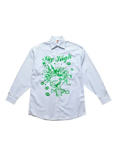 Sky High Farm Mindblown Shirt In Blue