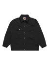 Sky High Farm Nylon Chore Coat In Black