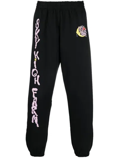 Sky High Farm Perennial Will Sheldon Print Track Pants In Black