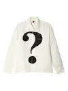 Sky High Farm Question Mark-detail Shirt In White