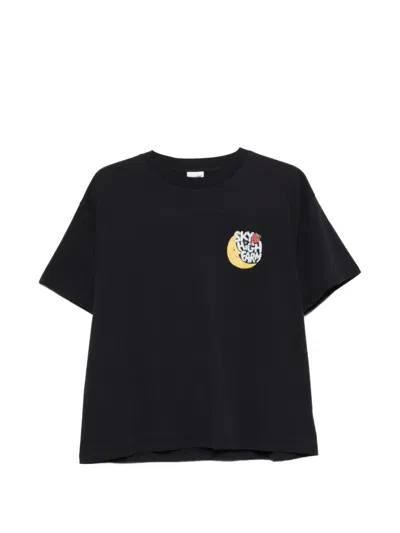 Sky High Farm Round-neck T-shirt In Black
