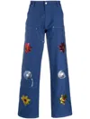 Sky High Farm Sequin Embellished Jeans In Blue