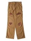 Sky High Farm Sh4u Double Knee Trousers In Brown