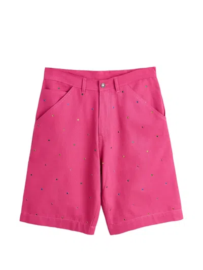 Sky High Farm Studded-details Shorts In Pink