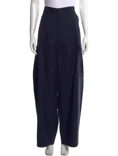 Pre-owned Sky High Farm Wide Leg Pants In Blue