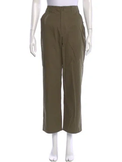 Pre-owned Sky High Farm Wide Leg Pants In Green