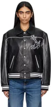 Sky High Farm Workwear Black 'sky High Entertainment' Leather Jacket In 1 Black