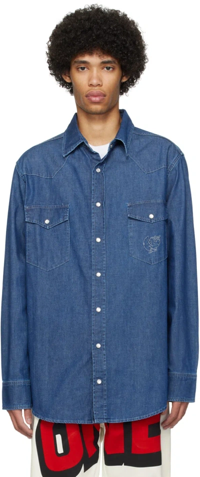 Sky High Farm Workwear Blue Perennial Denim Shirt