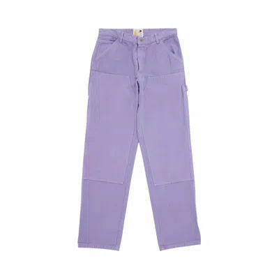 Pre-owned Sky High Farm Workwear Double Knee Workwear Pants 'lavender' | Purple | Men's Size L