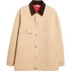 Sky High Farm Workwear Gender Inclusive Cotton Canvas Chore Coat In Neutral