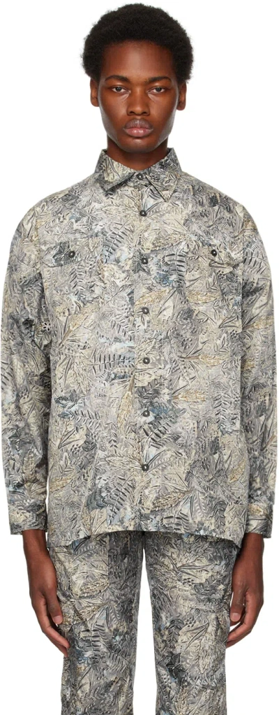 Sky High Farm Workwear Gray Camo Shirt