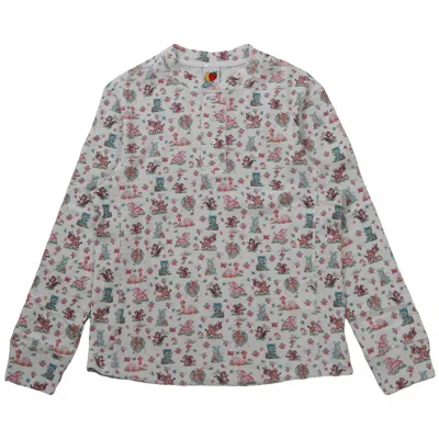 Pre-owned Sky High Farm Workwear Long-sleeve Thermal Knit T-shirt 'multicolor' | Multi-color | Women's Size M