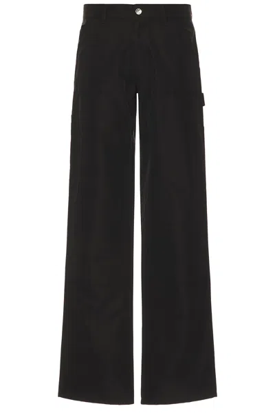 Sky High Farm Workwear Nylon Carpenter Pants In Black