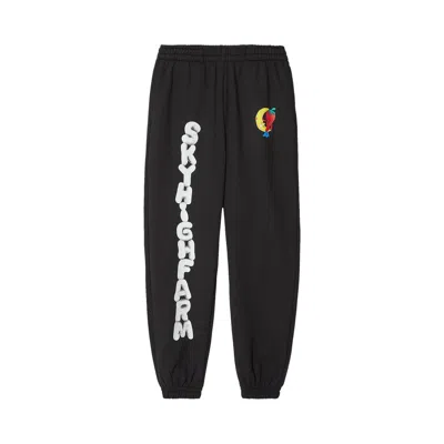 Pre-owned Sky High Farm Workwear Perennial Shana Graphic Pants 'black' | Men's Size Xl