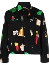 Sky High Farm Workwear Printed Denim Jacket