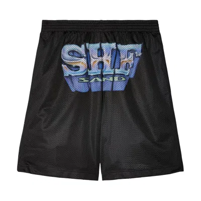 Pre-owned Sky High Farm Workwear Sand Mesh Shorts 'black' | Men's Size L