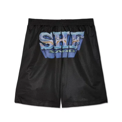 Sky High Farm Workwear Shf Sand Mesh Shorts In Black