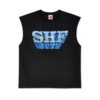 Sky High Farm Workwear Shf Sand Sleeveless T-shirt In Black