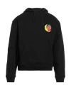 Sky High Farm Workwear Sky High Farm Man Sweatshirt Black Size Xl Recycled Cotton, Organic Cotton In Black