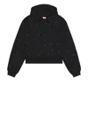 Sky High Farm Workwear Studded Hoodie In Black