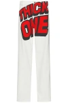 Sky High Farm Workwear Thick One Denim Trousers In White