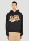 Sky High Farm Workwear X Denim Tears Hooded Sweatshirt In Black