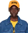 Sky High Farm Workwear Yellow Construction Graphic Logo Cap In 1 Yellow